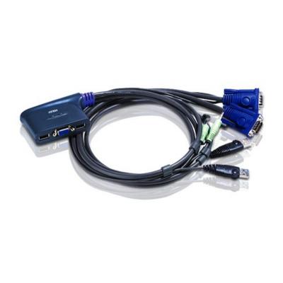 2-Port USB VGA/Audio Cable KVM Switch (1.8m)